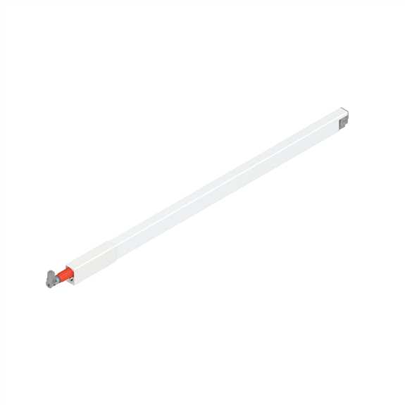 Antaro 550mm Gallery Rail Silk White Left (Bulk)